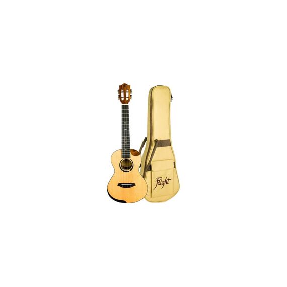 Flight Princess Victoria Uku Tenor Spruce Ukulele, Gigbag, PU