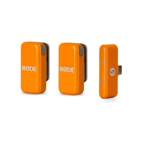 Rode Wireless Micro USB-C Orange Wireless Microphone for Smartphones, Orange