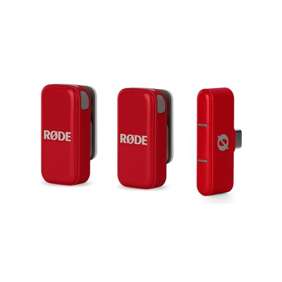 Rode Wireless Micro USB-C Red Wireless Microphone for Smartphones, Rot