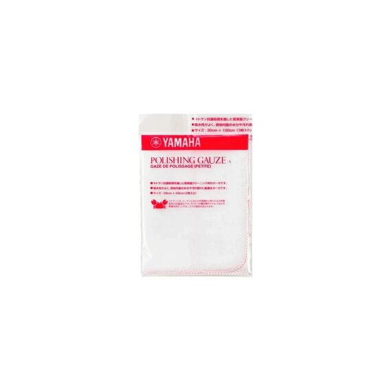 Yamaha Polishing Gauze weiss, S, 28 x 28 cm, 2 Stück
