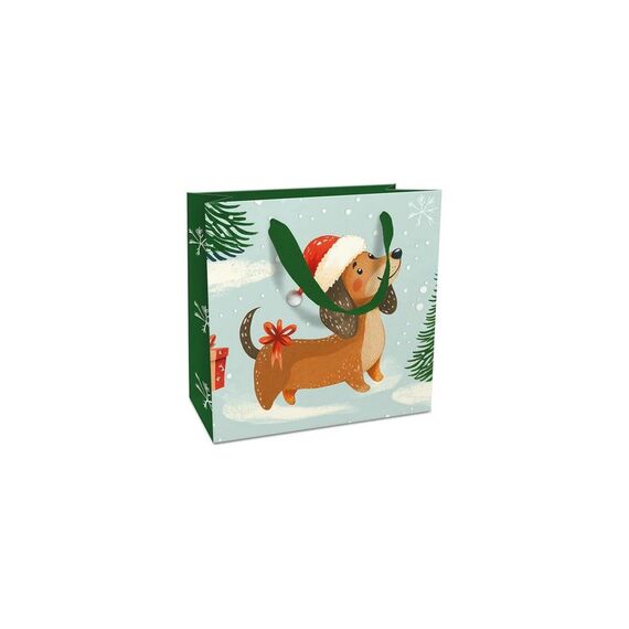 Braun + Company B + C Geschenktasche 17x17x8cm Oskar the Wiener