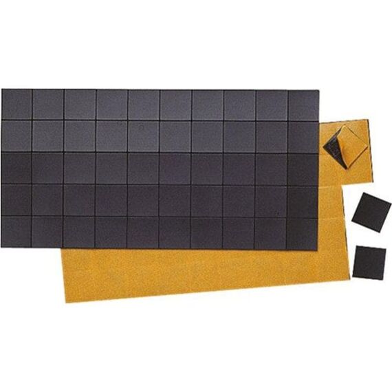 Magnetquadrate Takkis, 50 Stk 30 x 30 mm