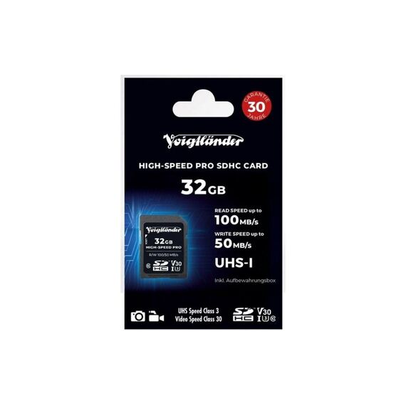 Voigtländer PRO 32 GB UHS-I U3 V30 Class 10
