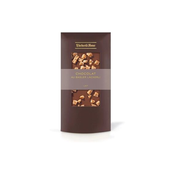 Chocolat au Basler Läckerli lait Packung 100 g