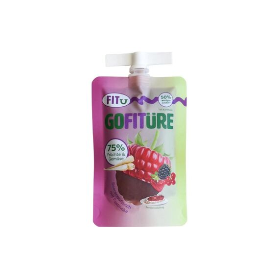 GOFITÜRE Beeren 120 Gramm 50% weniger Zucker als Konfitüre