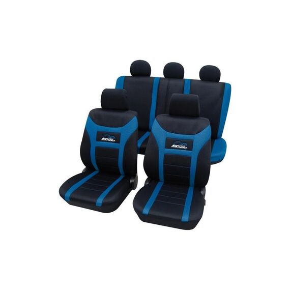 HP Autozubehör Autositzbezug Super Speed, blau Sitzbezugset Universal passend