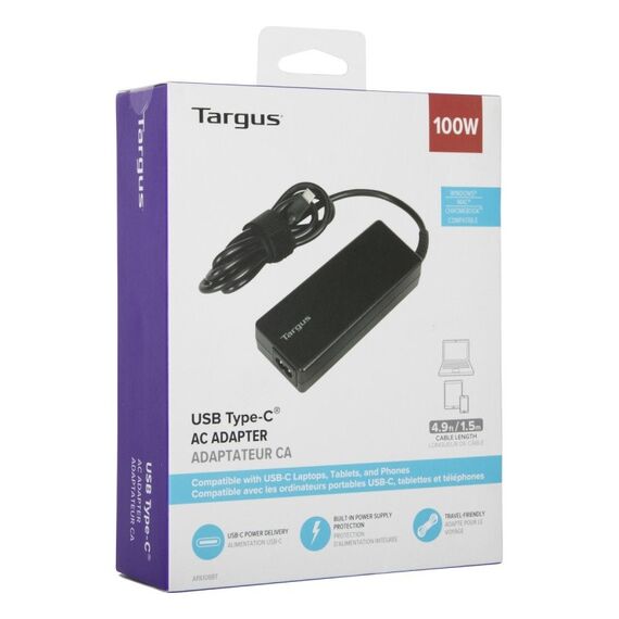 Targus APA108EU Netzteil & Spannungsumwandler Drinnen 100 W Schwarz, 5 image