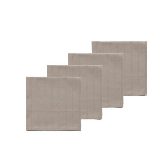SödahlStoffserviette Essence 45x45cm,4erSet Nature, 100% Baumwolle