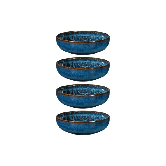 Mäser Schüssel Tiles UNO 4 Stück, 16 cm, Classic Blue