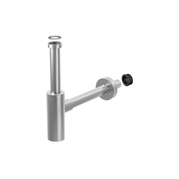 Diaqua Profi-Line Waschtisch-Siphon Edelstahl gebürstet, 1 1/4 X Ø 32 MM