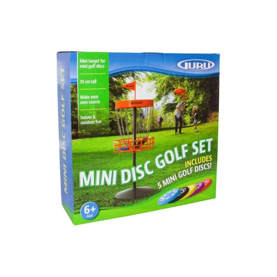 Schildkröt Funsports Guru Disc Golf Mini Basket Set inkl. 5 Scheiben