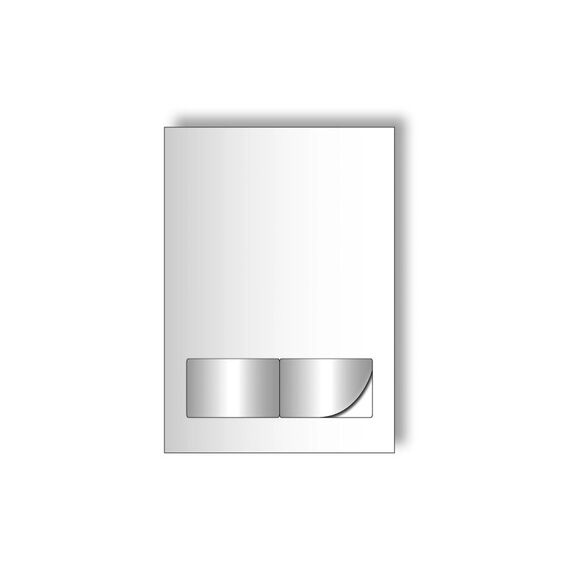 Dataform Butterflykarten weiss A4 90 gm2, 100 blatt