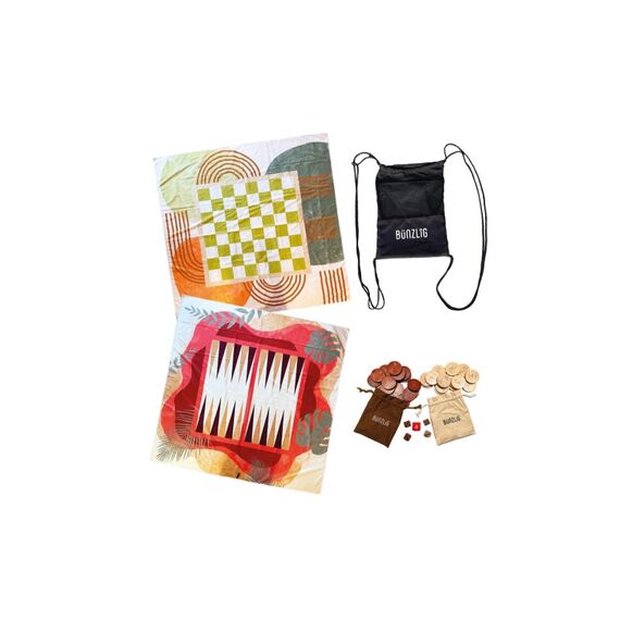 Set Backgammon Dame und Schach