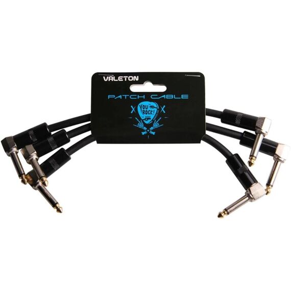 Valeton Patchkabel 15 cm, 3er-Pack