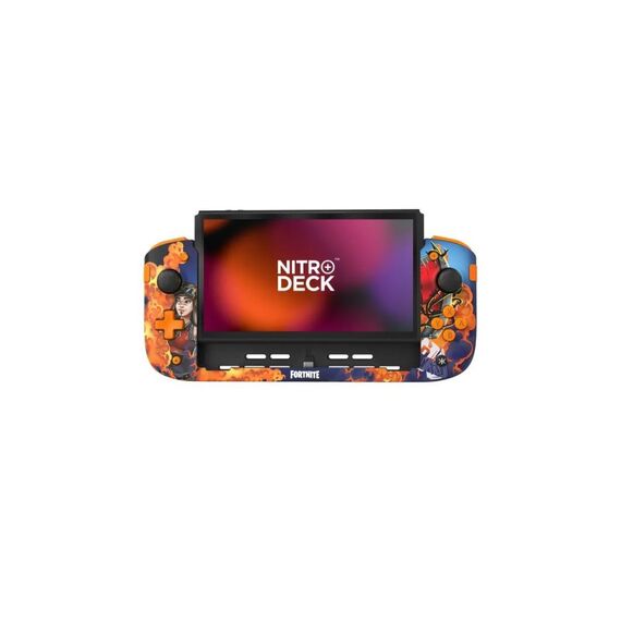 CRKD Nitro Deck+ Renegade Raider Fortnite Handheld Pro Controller Nintendo Switch &