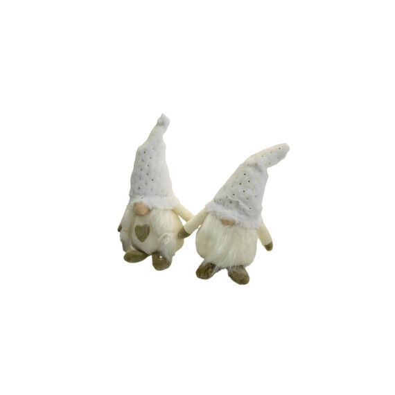 CHALET Wichtel Swamis S 2er Set 22cm weiss/creme