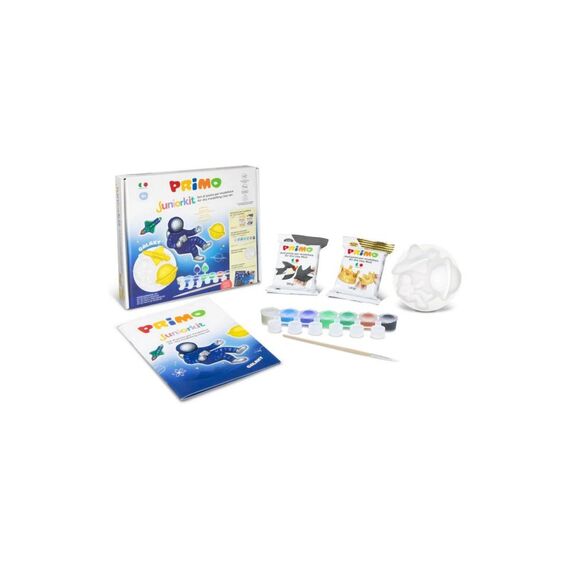 Primo Juniorkit Galaxy Set Modelliermasse, Farbe, Pinsel, Form