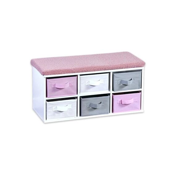 Kesper Kindersitzbank mit Sitzkissen Rosa