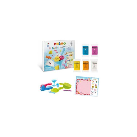 Primo Babykit Gelatodò Set Knete, Formen, Pressen