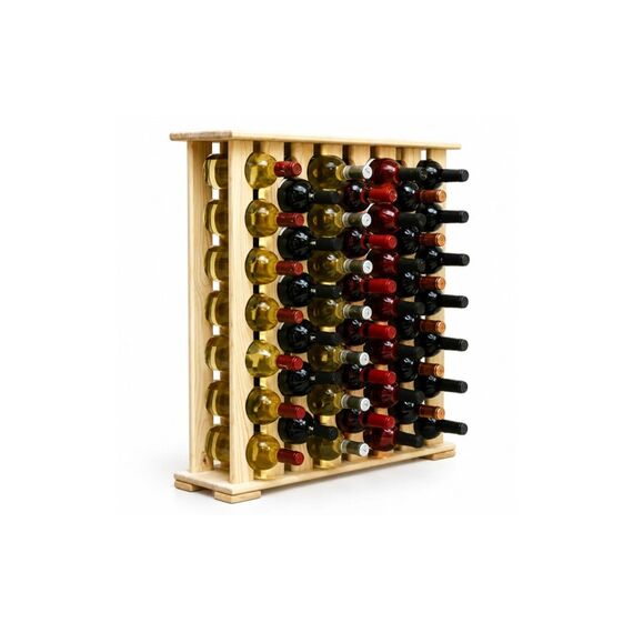Relaxdays Weinregal 46 Flaschen H x B x T: ca. 76 x 76 x 19 cm