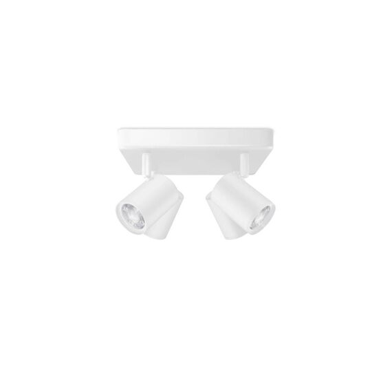 WiZ IMAGEO 4er Spots Tunable White & Color 1380lm Weiss