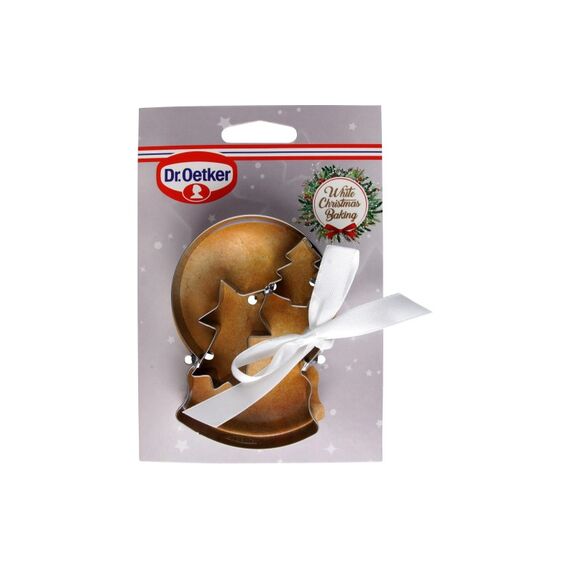 Dr. Oetker Ausstecher Schneekugel 3-teilig