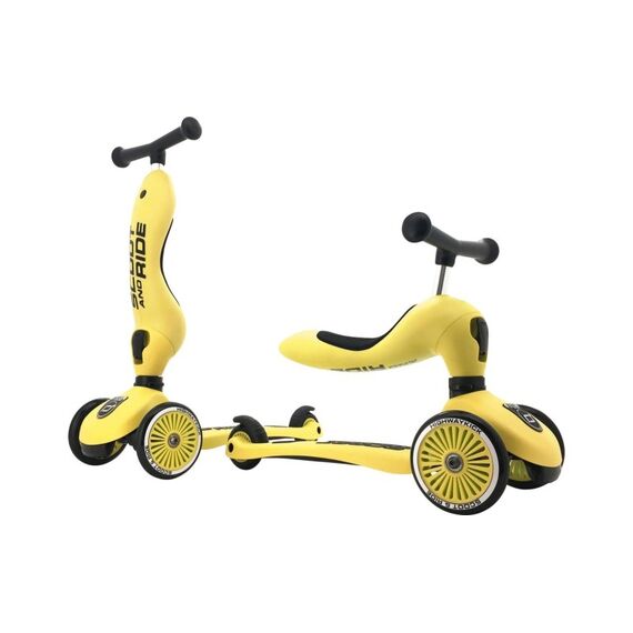 Scoot & Ride Scoot&Ride Laufrad Dreirad Highwaykick 1 Lemon