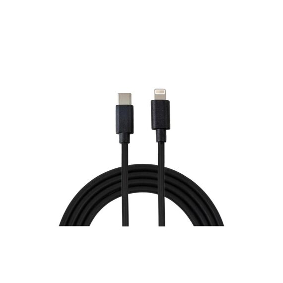 NIZE USB-Kabel C-L schwarz 1.5m 12W / 480Mbps / 3 Stück