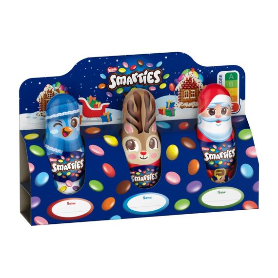 Nestle Smarties Weihnachtsmänner mit Milchschokolade 3x18.7g