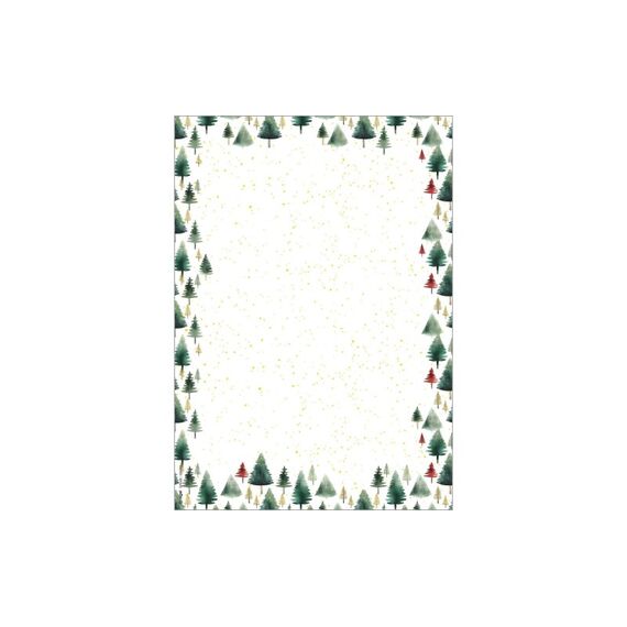 Sigel Motiv-Papier, Little Pines Ink/Laser/Copy, 90 g, A4, 25 BL
