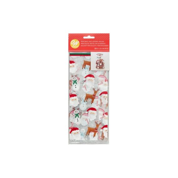 BackshopSchweiz Backshop Wilton Geschenktüte  Santa 20 Stück
