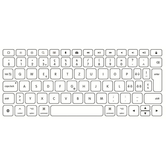 LMP Tastatur DefenderCase USB-C, Touch CH Layout