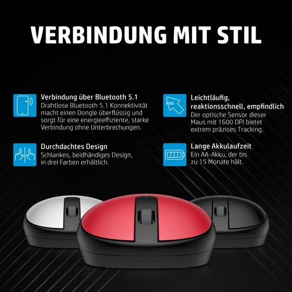 HP 240 Bluetooth-Maus (Schwarz), 8 image