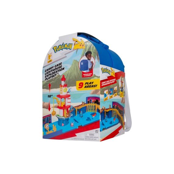 Jazwares Pokémon Carry Case Lighthouse Pokémon Exploration Playset
