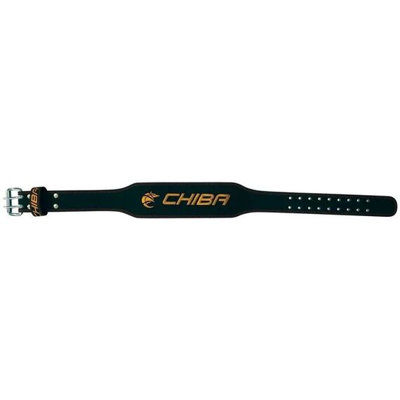 Chiba Fitness Ledergürtel schwarz, Grösse S