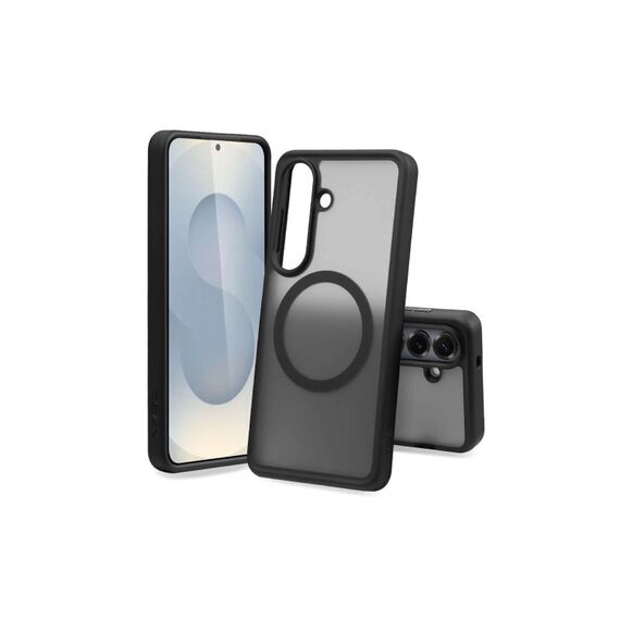 NEVOX StyleShell Invisio MagSafe, Schwarz Galaxy S26 FE