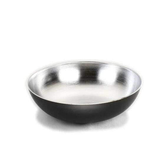 Holly & Jolly H&J Dekoschale Silber-Schwarz, D: 30 cm Kunststoff