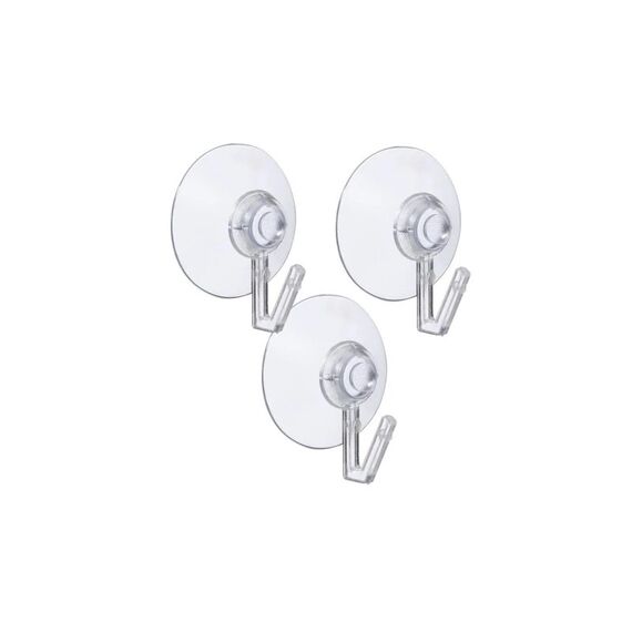 Holly & Jolly H&J Saugnäpge für Lichterketten mit Haken 24 Stück, 2.2 cm, Kunststoff