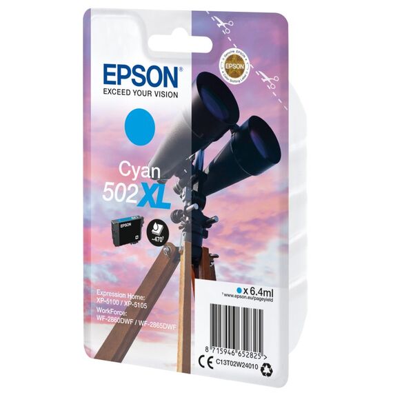 Epson Singlepack Cyan 502XL Ink, 7 image