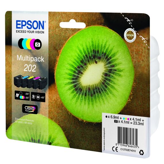 Epson Kiwi Multipack 5-colours 202 Claria Premium Ink, 7 image