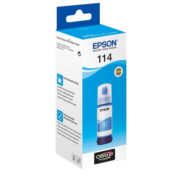 Epson 114 EcoTank Cyan ink bottle, 8 image