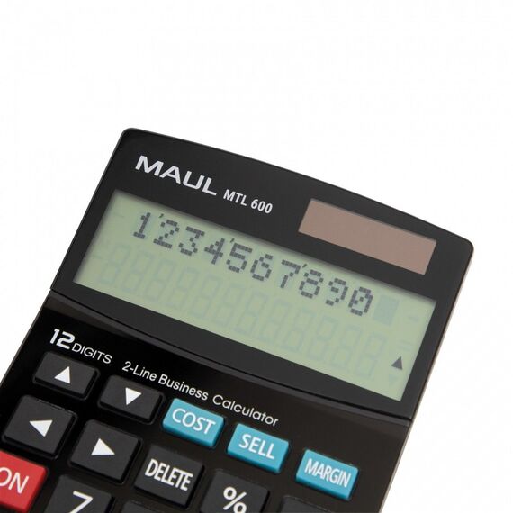MAUL MTL 600 Taschenrechner Desktop Display-Rechner Schwarz, 2 image