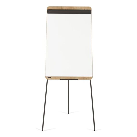 Rocada NAT0610 Flipchart Freistehend 670 x 990 mm Melamin, Stahl Schwarz, Weiß, Holz, 4 image