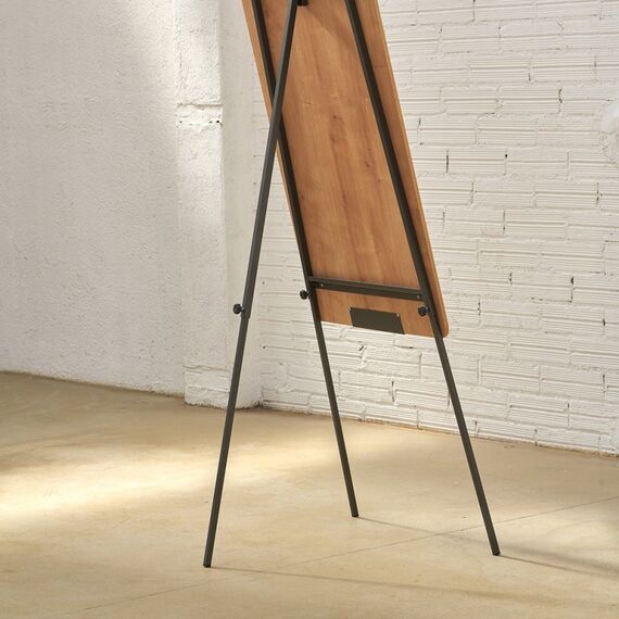 Rocada NAT0610 Flipchart Freistehend 670 x 990 mm Melamin, Stahl Schwarz, Weiß, Holz, 6 image