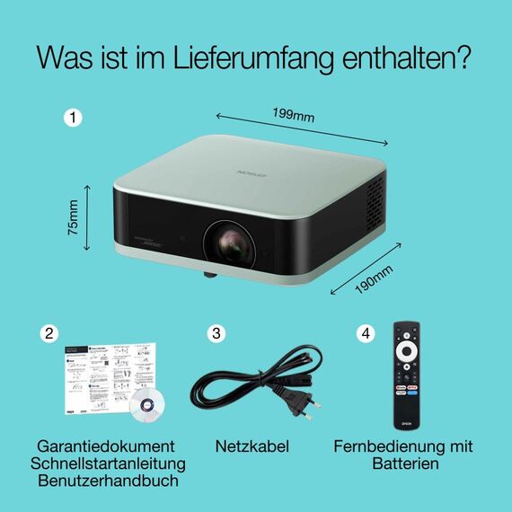 Epson Home Cinema Lifestudio Pop — EF-61G Eisgrün, 6 image