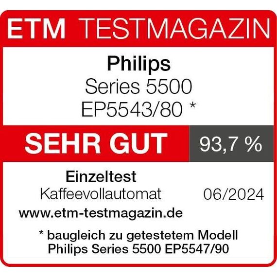 Philips 5500 series Series 5500 EP5543/80 Kaffeevollautomat, 7 image