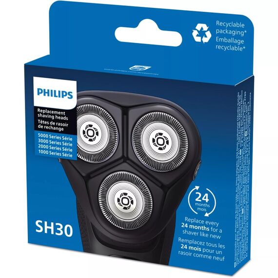 Philips SHAVER Series 3000 SH30 SH30/50 Ersatz-Scherköpfe, 3 image