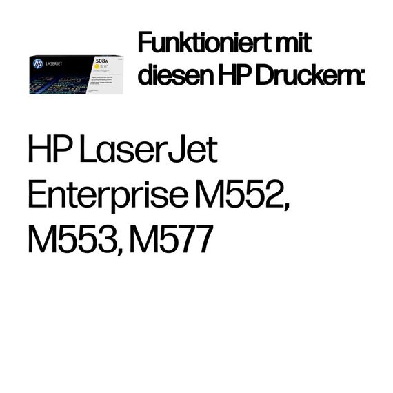 HP 508A Gelb Original LaserJet Tonerkartusche, 2 image