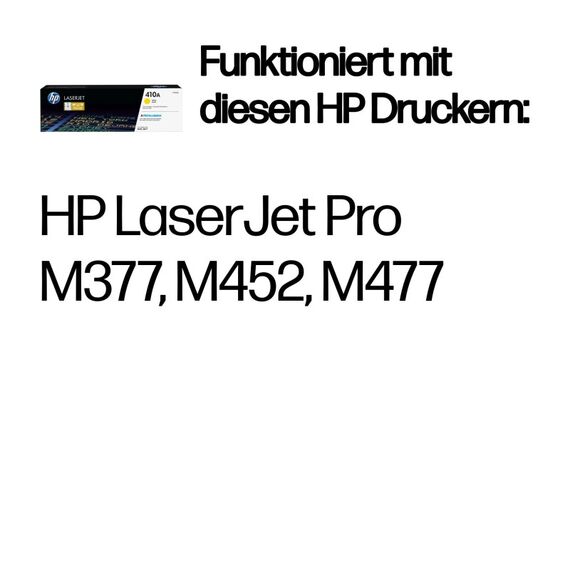 HP Original 410A Gelb LaserJet Tonerkartusche, 2 image