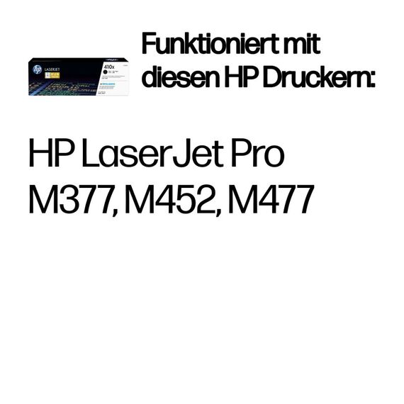 HP Original 410X Schwarz LaserJet Tonerkartusche mit hoher Reichweite, 2 image